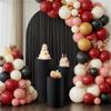 1-5Pcs Cylinder Stand Covers Spandex Pedestal Stand Covers For Party Wedding or Baby Shower Event Decor (only cloth covers)