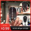 Hot Car Sticker Car Smart Key Case Full Cover Shell for Mercedes Benz 2022 C S Class W206 W223 S350 C260 C300 S400 S450 S500 Key