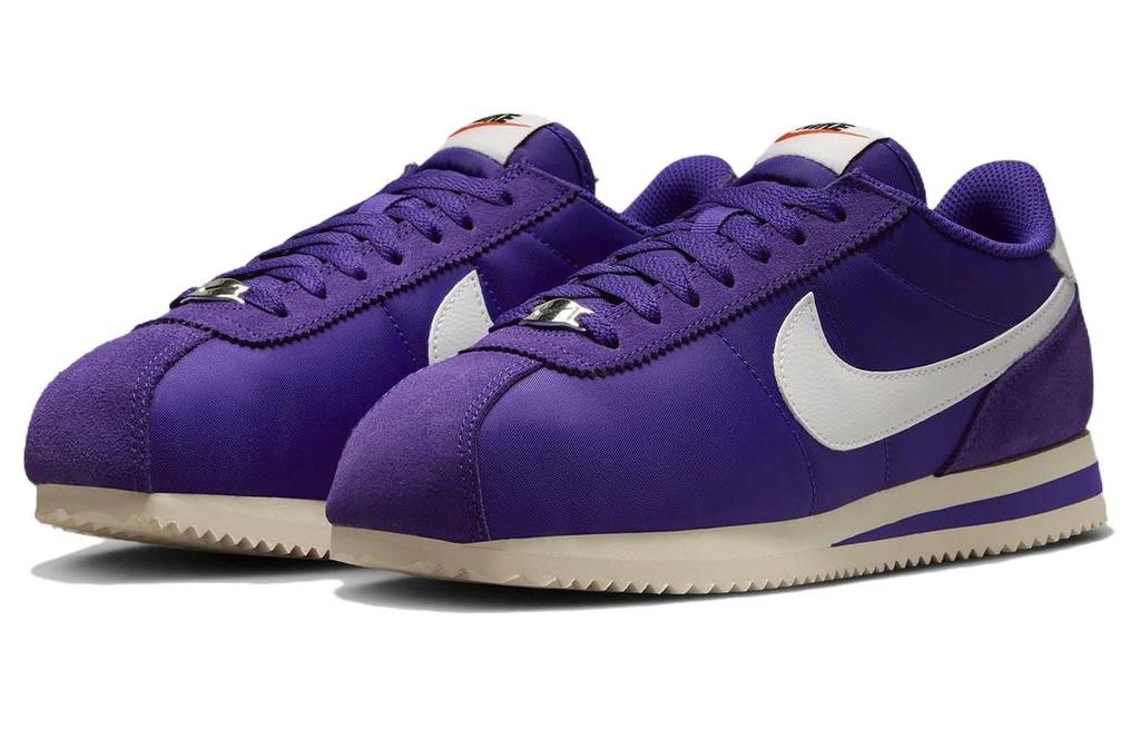 Nike Cortez Textil Campo Morado Alabastro Naranja Seguridad Blanco Cumbre Mujer DZ2795-500