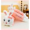 Plush Rabbit Toy With Bowknot Long Body Pillow Girls Women Sleep Hug Gift Valentines Day