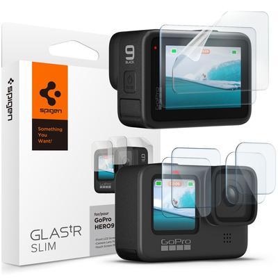 Spigen Glas.tr Slim Gehärtetes Glas + Film 2er-Set Gopro Hero 9 / 10 / 11 / 12 Klar