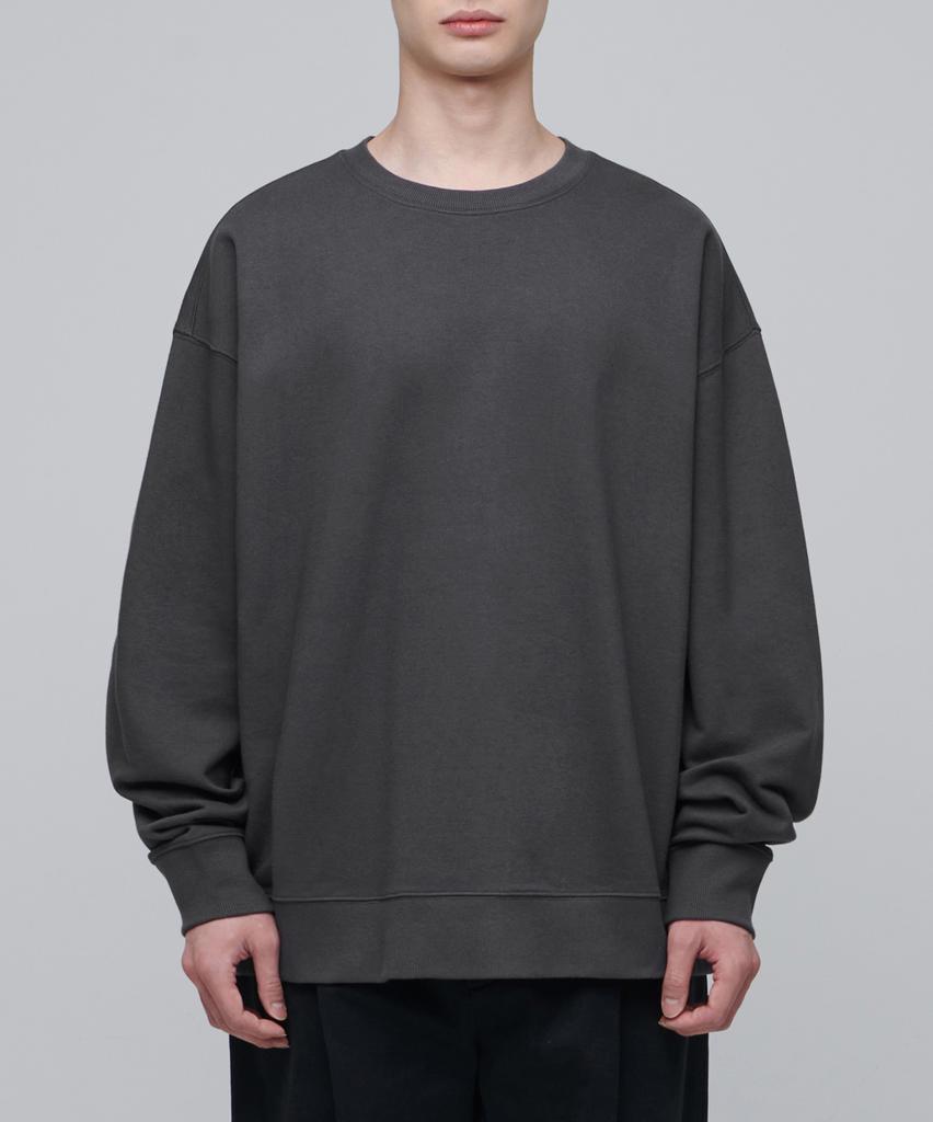 MUSINSA STANDARD Oversized Sweatshirt [Gunmetal]