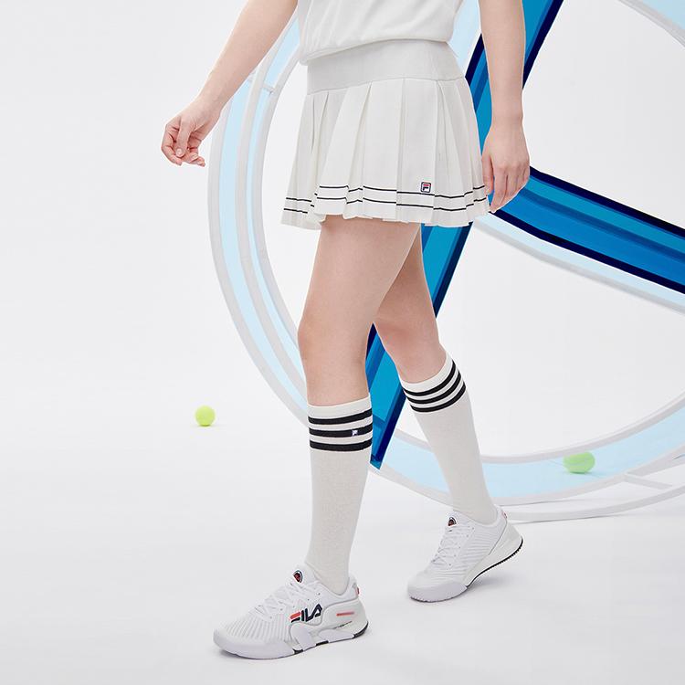 Fila Athletics Fashion Woven Comfortable Pleated Casual Skirt Women skirts Jade-White A11W223302FWT