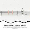 2Pcs Replacement Wooden Curtain Rings Sturdy Smooth Hanging Rings for Curtains Home Decor Drapery Curtain Accessories