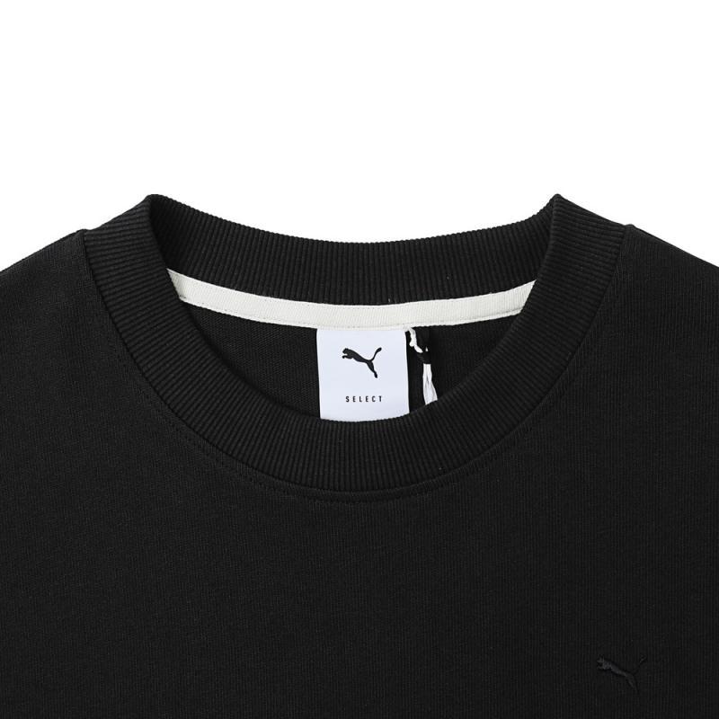 Puma Classics Oversized Sports Casual Short Sleeve Trendy Crew Neck T-Shirt Unisex Tops 631561-01