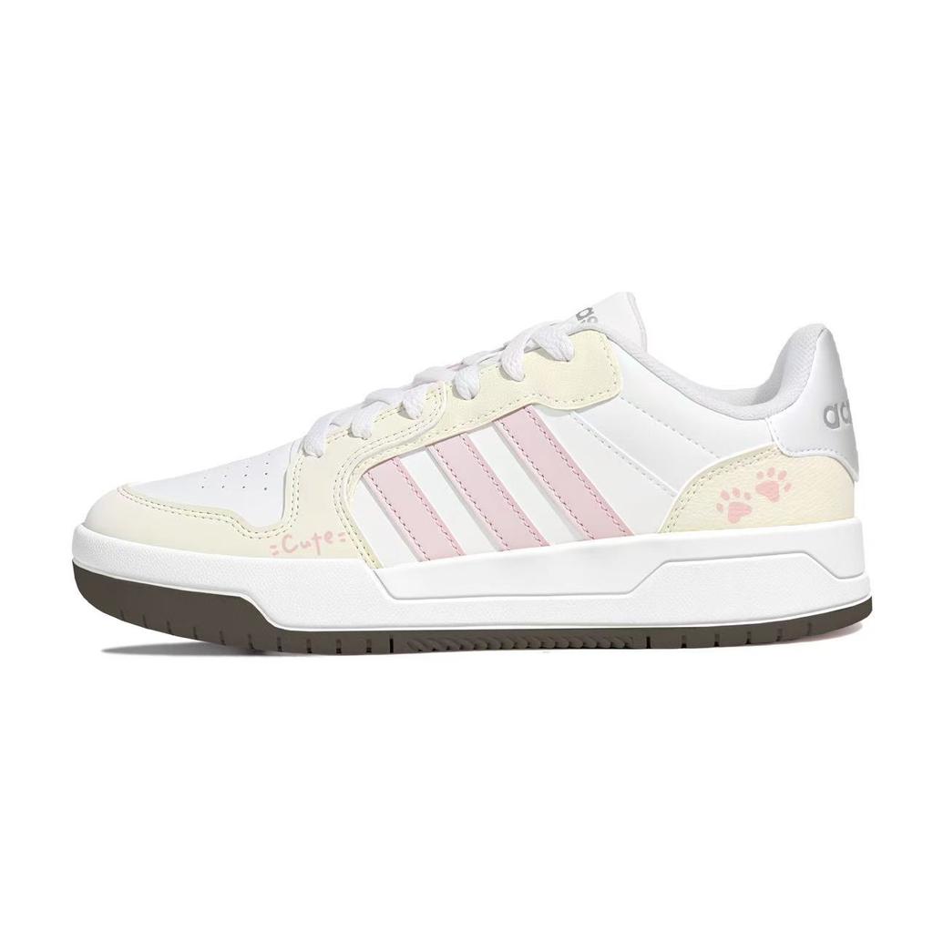 Adidas ENTRAP Zhuazhu Milk Puff Synthetic Leather, Split Cow Leather Coverage Slip Resistant Abrasion Resistant Low top JP9959(Team2409-SBOX)