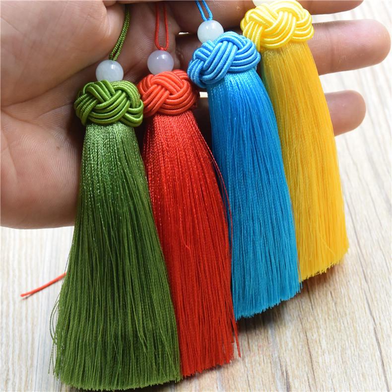 Multi-color DIY Pineapple Cap Tassels - High-end Chinese Knot Hanging Ornaments, Free Shipping