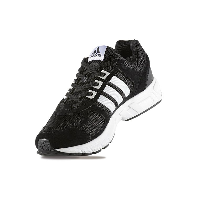 Adidas Echipament 10 Pantofi de alergare maraton cu vârf jos, confortabili din material textil, rezistenți la alunecare, durabili, adidași pentru femei, negru alb BW1285