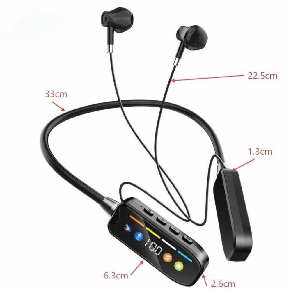 LED Display Wireless Earphones Bluetooth 5.4 Bluetooth Headset Sports Headset  Outdoor Use