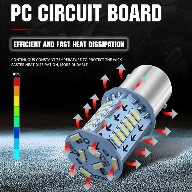 LED Bulbs Flash Stop Lamps Strong Spotlight 1157 Socket Type Aillights Flashing LED Turn Signal Light Car Singal Lamp Assembly