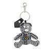 Vivienne Westwood Check Teddy Bear Keyring 82120005u W011t O302