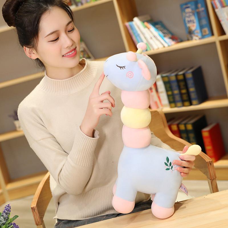 

Плюшевая игрушка жираф мягкая цветная олень кукла-игровой автомат 36Cm weighs about 0.25kg