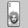 Singer Madonna 80s Phone Case For Samsung S23,23,22,30,21,10,9,Note20 Ultra,Lite,Ultra,5G,Plus,FE,Black Soft Case