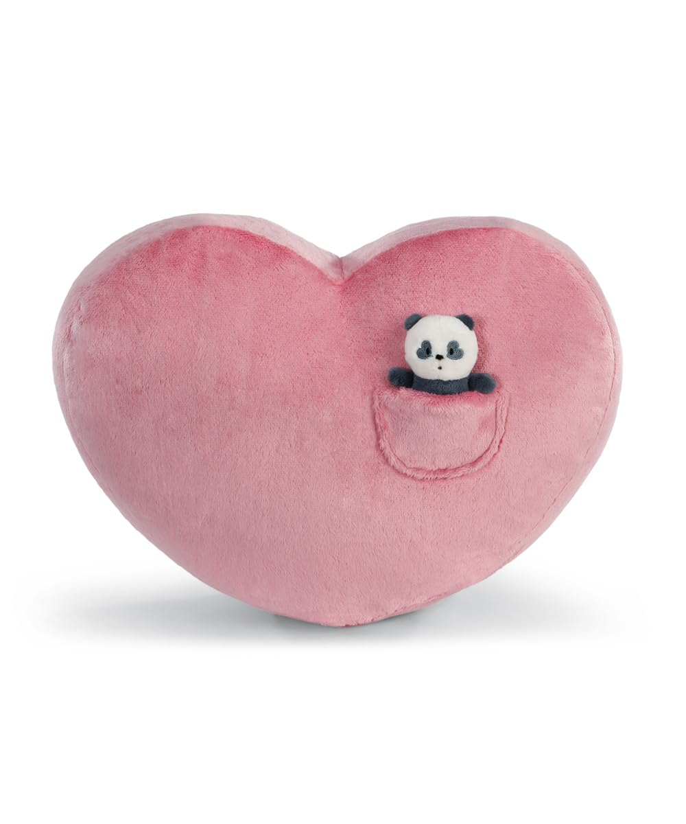 NICI Love25 Любовь Панда Сердце 40x27см Подушка, розовый