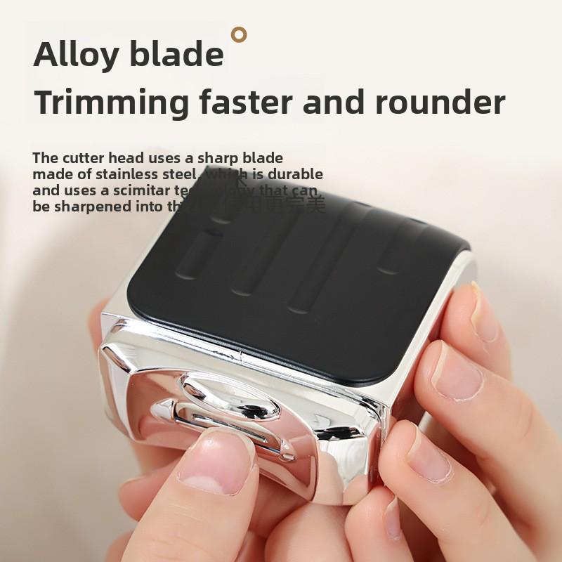 Electric Nail Clipper Automatic Trimmer Nail Brightener Old Man Thick Nail Anti-splash Two-in-one Nail Clipper Nail Grinder