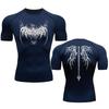 Men's Quick-Dry High-Elasticity Anime 2D Print Sports T-Shirt