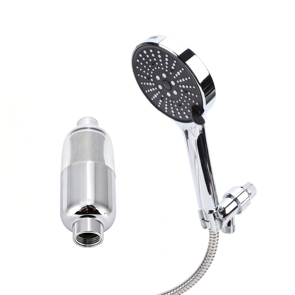 High Pressure Shower Filter with Stainless Steel Mesh 99percent  Removal of Water Contaminants Fluoride Heavy Metals