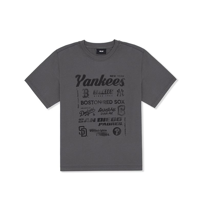 MLB T Shirt Unisex Dark Charcoal Gray 3ATSB5553-00CGD XXL