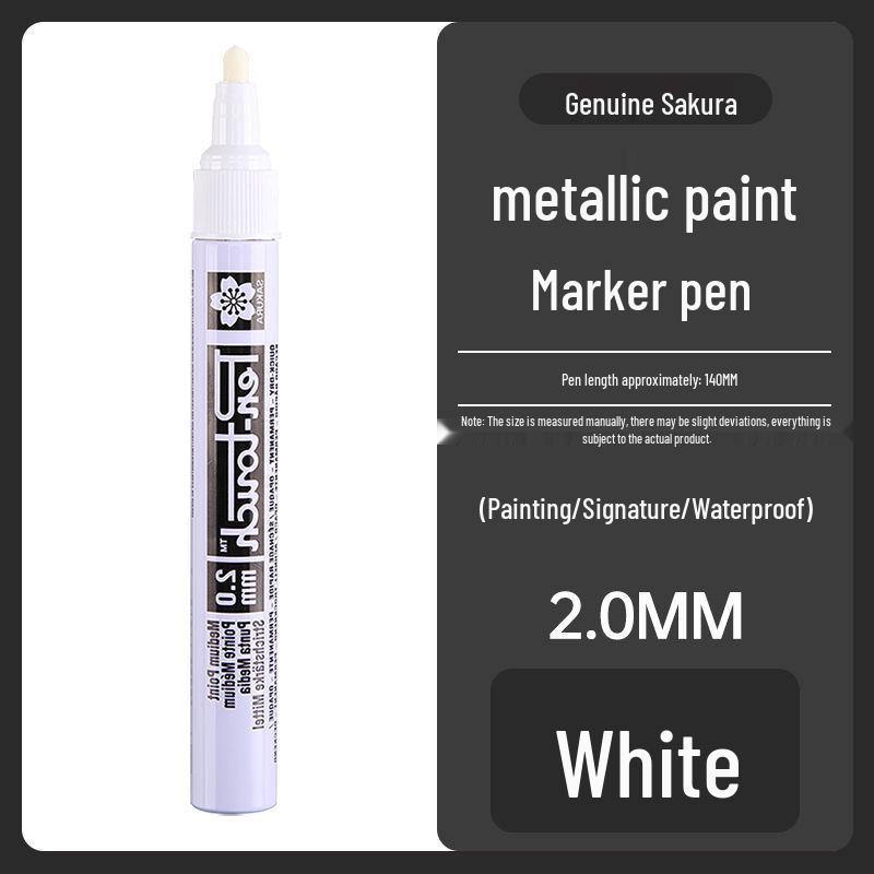 Japan Sakura Gold 2.0mm Paint Pen for Highlighting, Furniture Gilding, and Signature Design