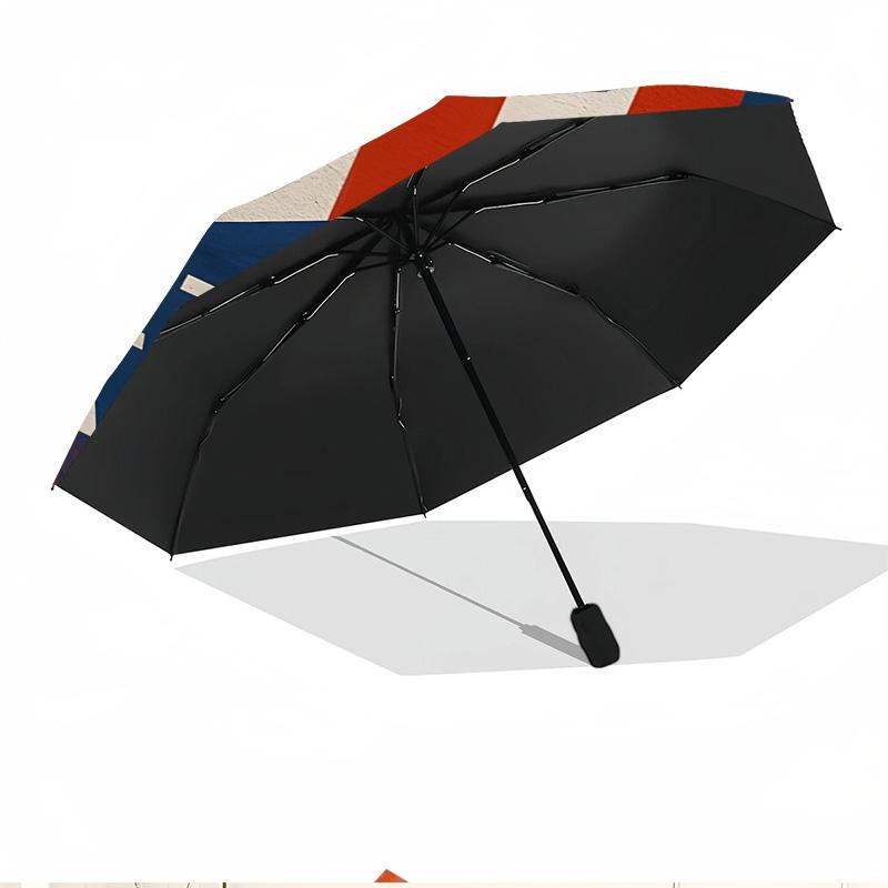 football club Print Automatic Open Close Umbrella, Portable Foldable Umbrella, for Outdoor Commute Camping Trip, Ideal Birthday Gift