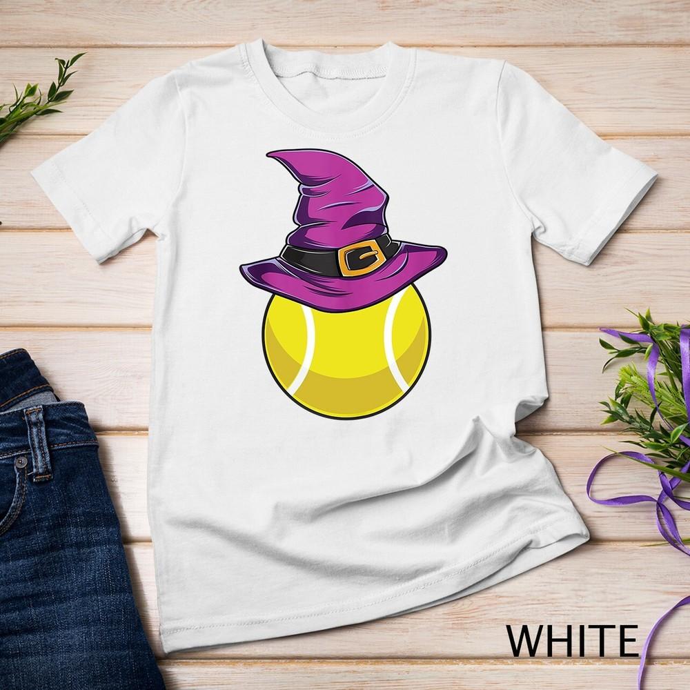 Tennis Ball Witch Hat - Funny Halloween Costume Sports Unisex T-shirt