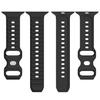 KALEBOL Dots Silicone Strap for Apple Watch Series 10 Ultra 9 8 7 SE 6 5 4 3 2 1 46mm 49mm 45mm 44mm 42mm Reverse Buckle Watch Band