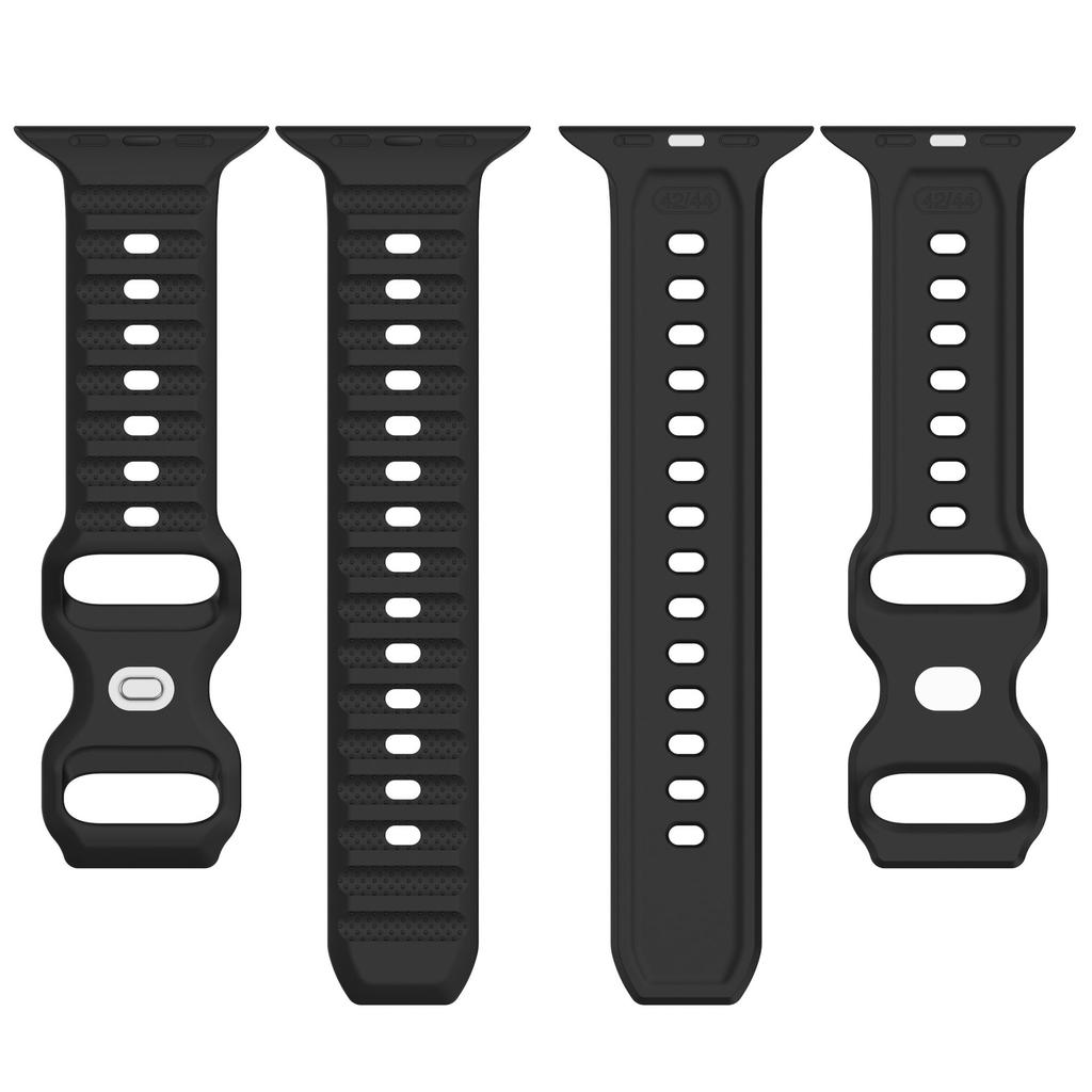 KALEBOL Dots Silicone Strap for Apple Watch Series 10 Ultra 9 8 7 SE 6 5 4 3 2 1 46mm 49mm 45mm 44mm 42mm Reverse Buckle Watch Band