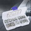 700pcs Galvanized Serrated Toothed Lock Washer Flat Set Fastening Tool M3 M4 M5 M6 M8