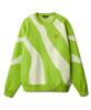 LOUDMOUTH Golf Wear Thin Crew Neck Long Sleeve Knit Shirt with Logo - Lightweight, One-Point (775700)
