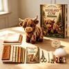 Beginner Patchwork Project Set with Animal Pattern, Pre-Cut Felt Fabric and Guided Instructions for DIY Sewing Craft