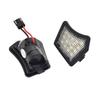 2Pcs Puddle Light For Volvo V40 V50 C30 C70 S40 S60 S80 V50 V70 XC70 XC90 LED Under Mirror Lamp For Jaguar XJ XF XK/XKR XE