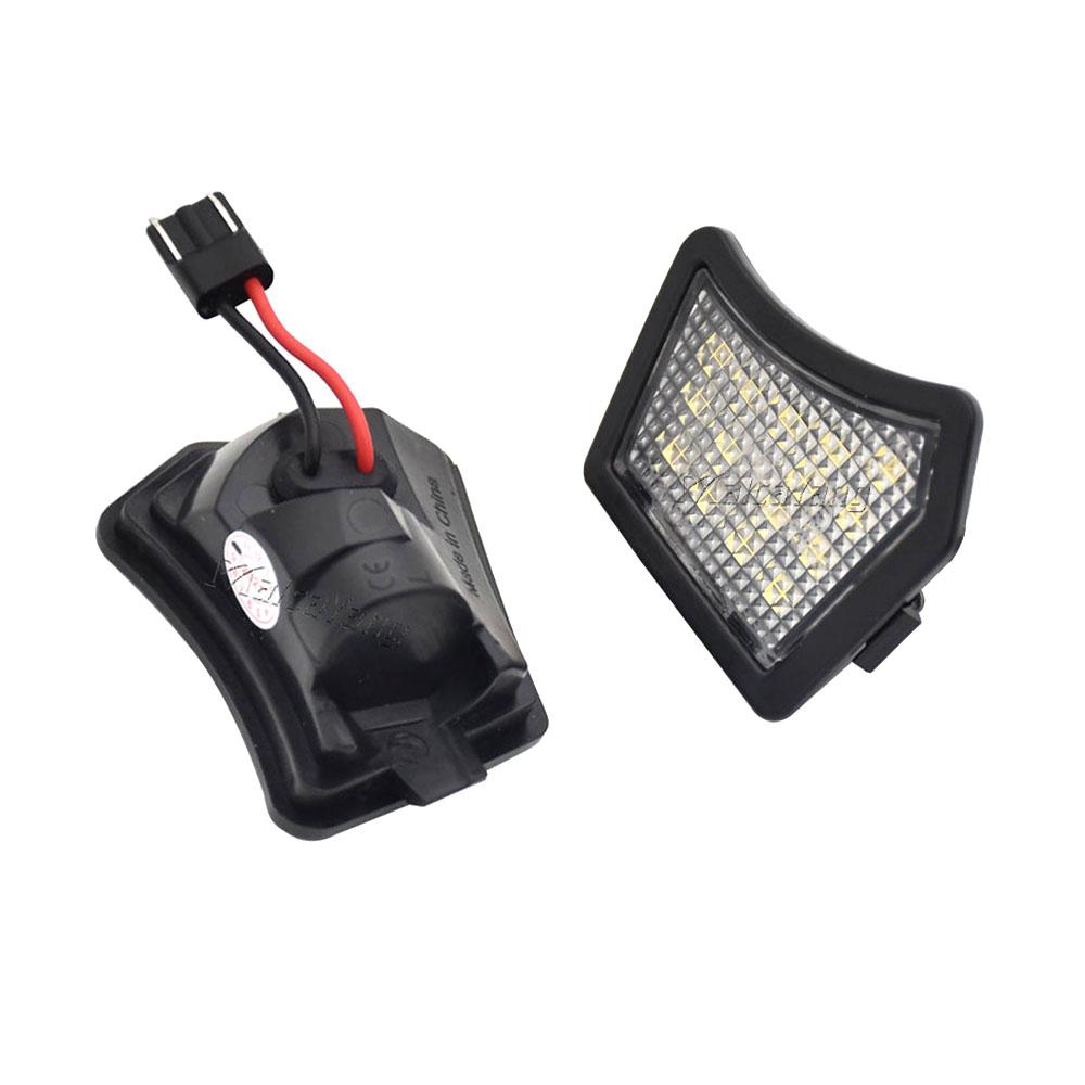 2Pcs Puddle Light For Volvo V40 V50 C30 C70 S40 S60 S80 V50 V70 XC70 XC90 LED Under Mirror Lamp For Jaguar XJ XF XK/XKR XE