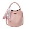 Crossborder Style Small Pu Water Bucket Bag With Zipper Closure For Daily Use