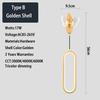 Indoor LED Wall Lamp AC85-265V 5 Types Black Golden Shell Modern Simplicity Indoor Wall Lamps with High Brightness LED Lighting