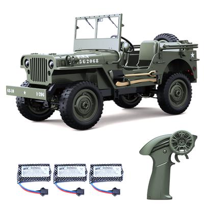 Remote Control Car, 2.4Ghz 4WD Off Road Rock Crawler Vehicle with Lights, 1:10 All Terrain Electric