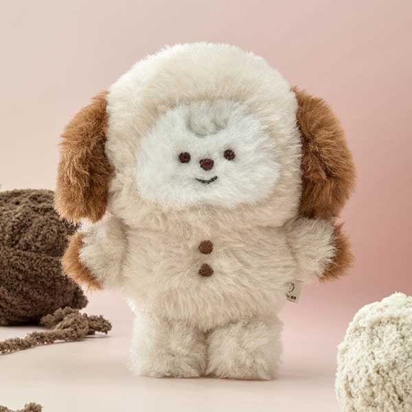 Official BT21 'MADE BY RJ' Standing Plush - Premium Collectible Doll