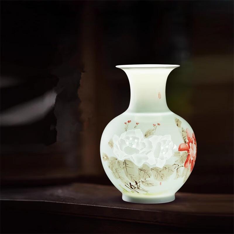 Taozhi New Chinese Hand-painted Ceramic Vase