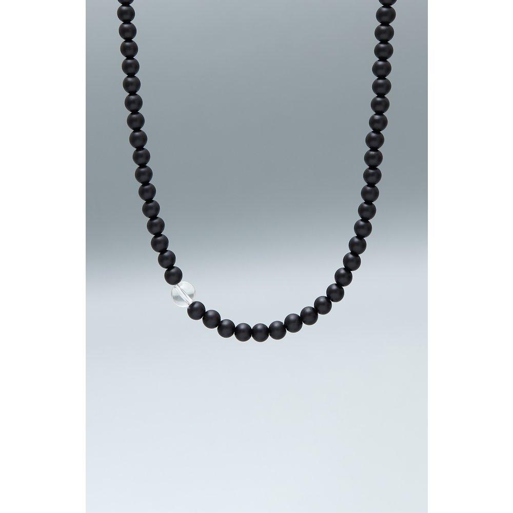 [Hazina] 6mm Onyx Necklace