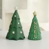2 Pieces Resin Christmas Tree Tabletop Ornament Indoor
