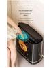 2026 Gap Trash Can: Stylish, Large Capacity Bin with Lid for Bathroom, Kitchen, and Living Room