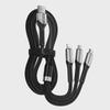 Shunwangshun High-End 3-in-1 240W Super Fast Charging Cable for Mobile Phones