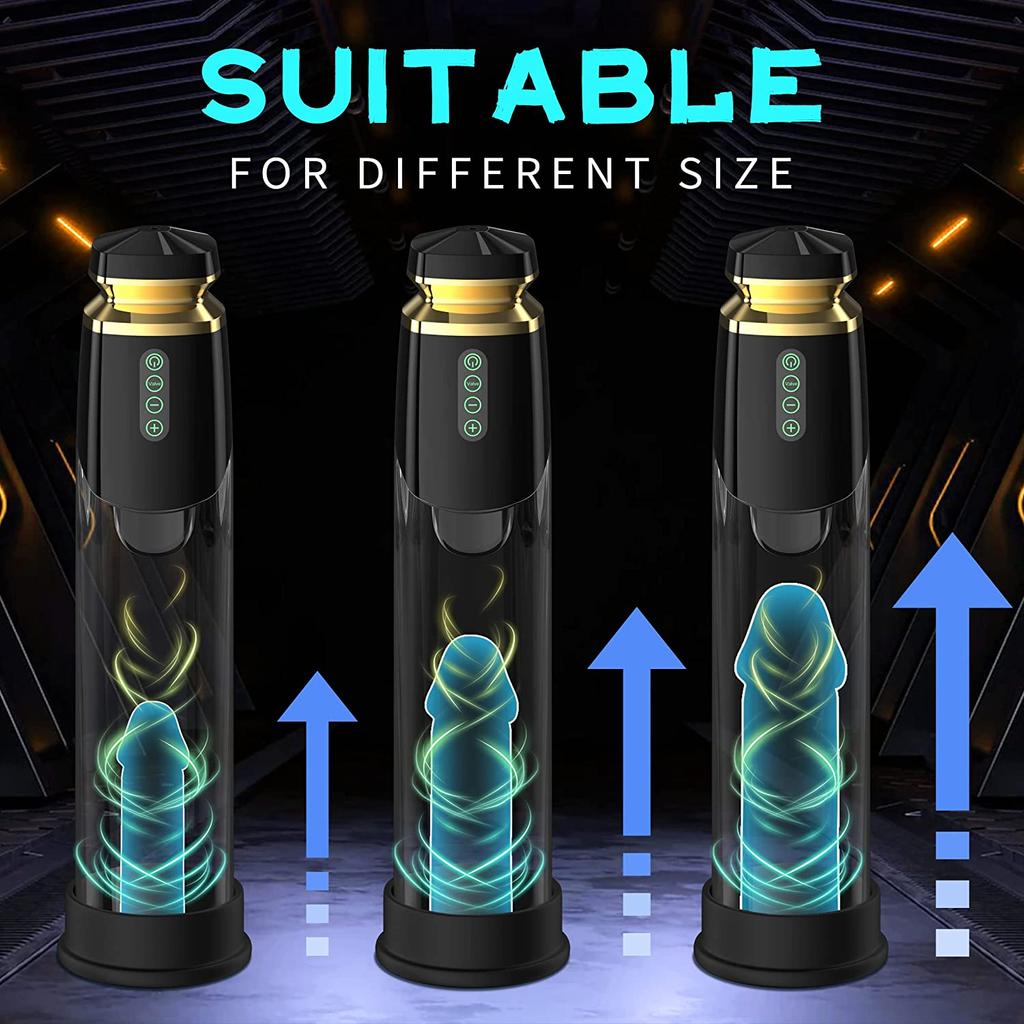 Elektrische Penispumpe Sexspielzeug für Männer Männlicher Masturbator Penis Extender Penis Vakuumpumpe Penisvergrößerung Enhancer