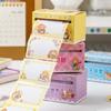 70 Sheets Pull Out Adhesive Notes Pad Small Notepads Cartoon Notes Paper Reminders on Fridges Book Calendar Notebook