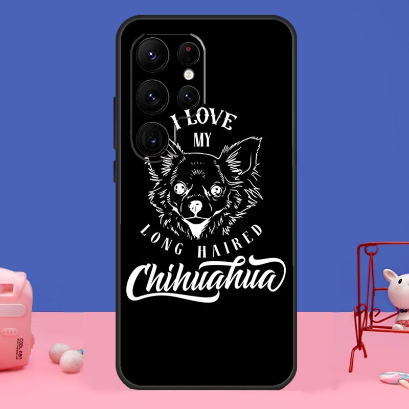 Cartoon Chihuahua Hund Hülle Für Samsung Galaxy S24 S23 S22 S21 S20 FE Ultra Plus S8 S9 S10 Note 10 20 Ultra Hülle
