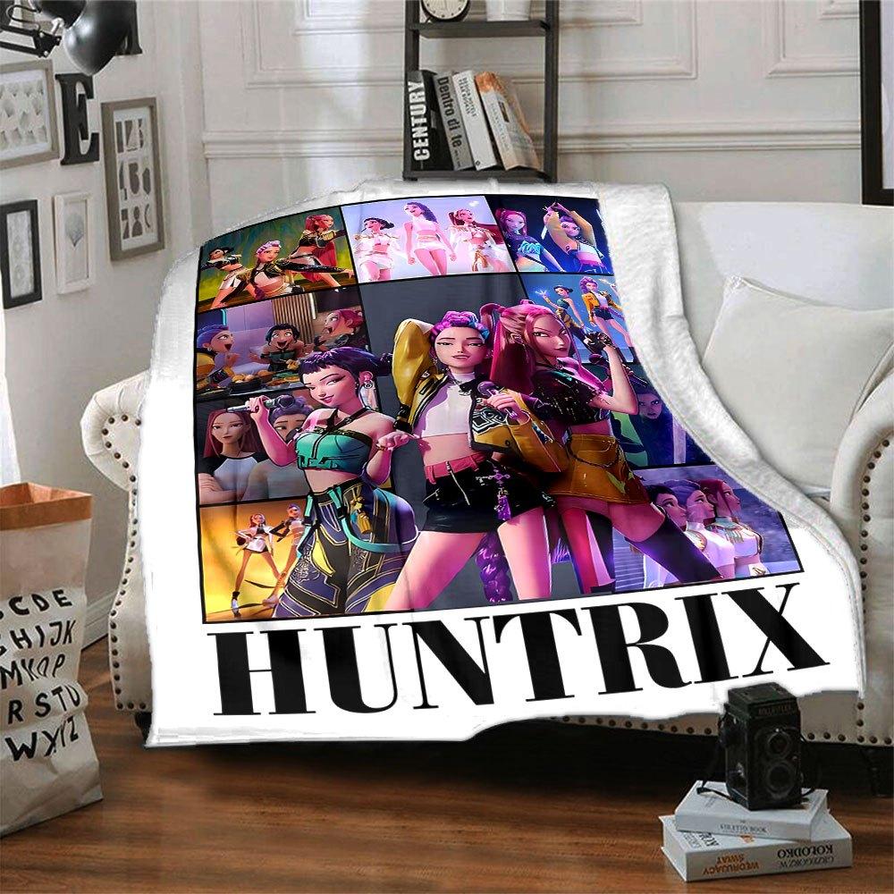 1 Stück Hunter x (5) Weiche Warme Decke für Zuhause, Büro, Reisen Ganzjahres Gemütliche Bettwäsche Geschenk, Büro Gemütliches AccessoireB05