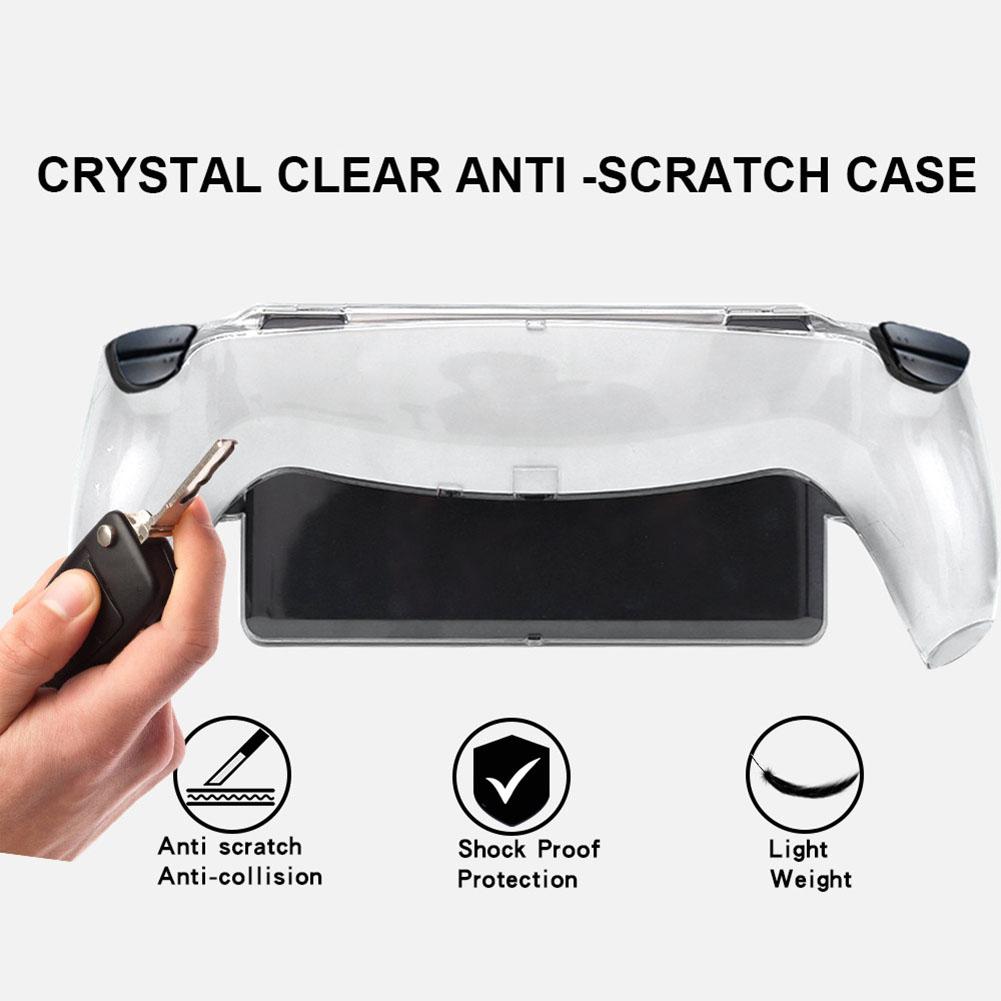 Transparent Full Protection Protector Cover Shockproof PC Gaming Console Controller Sleeve Skin Washable for Playstation Portal