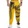 Muscle Fitness Men's Quick-Dry Printed Training Pants – Autumn/Winter Collection