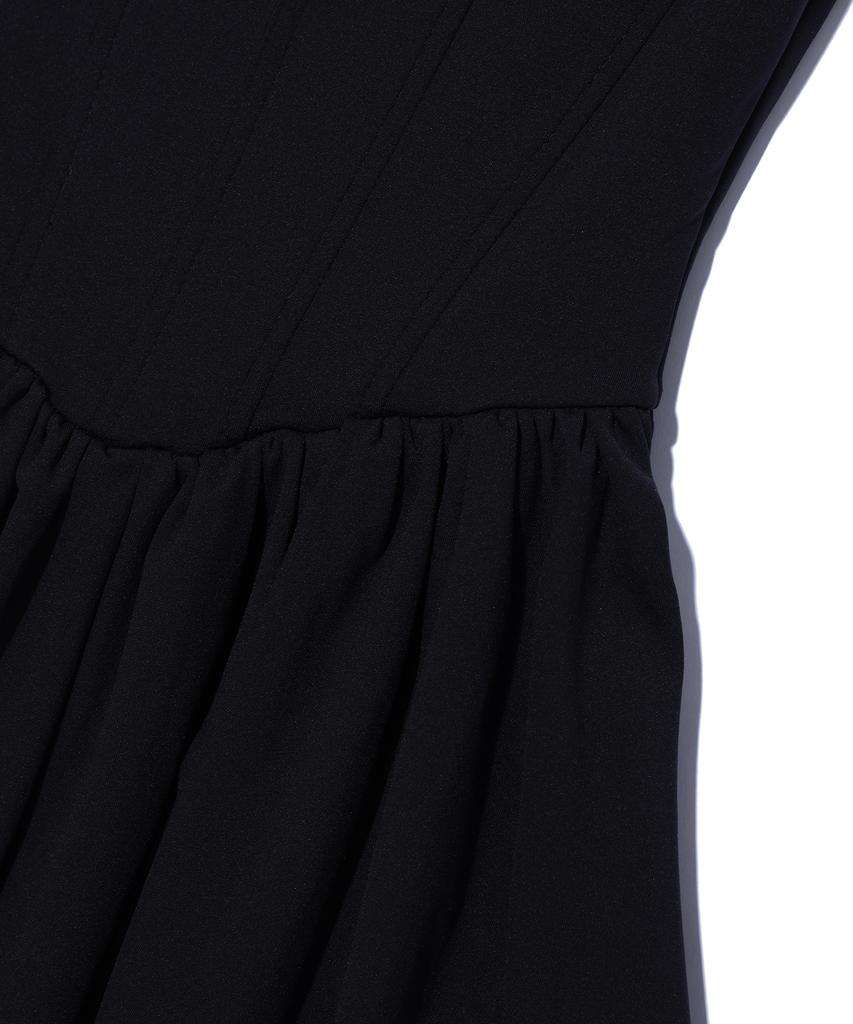 YOUHEE Basic Corset Dress Black