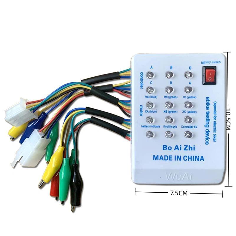 Tester Motore Brushless Auto Elettrica E-Bike Scooter Tester Controller Motore Brushless 60°/120° 24V/36V/48V/60V/72V