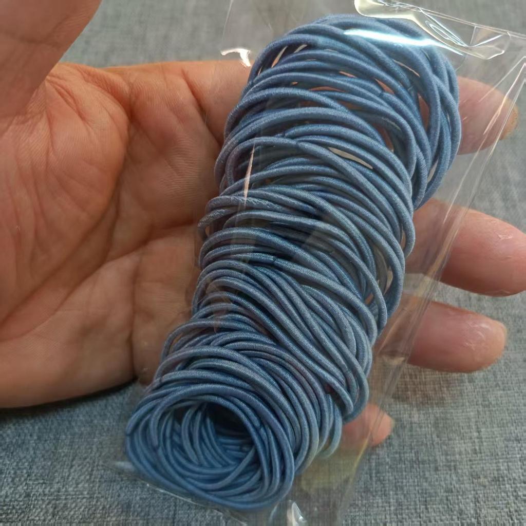 Simple Small Circle, Thin Hair Rope, Hair Tie, High Elastic Rubber Band, Basic Hair Band, Headrope, Headgear, New Year'S Hair Accessories.